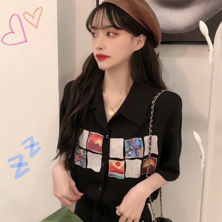 Ulzzang ( 얼짱) -ÁO SƠ MI NỮ