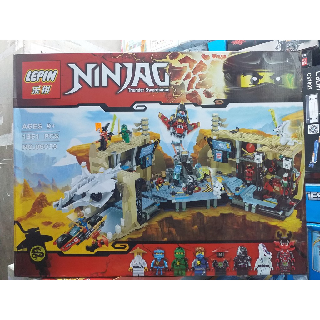 Lắp ráp xếp hình NOT Lego Ninjago Movie  06039 : Hỗn Chiến Hang Võ Sỹ Samurai 1351 khối(CHUẨN HÀNG LEPIN)