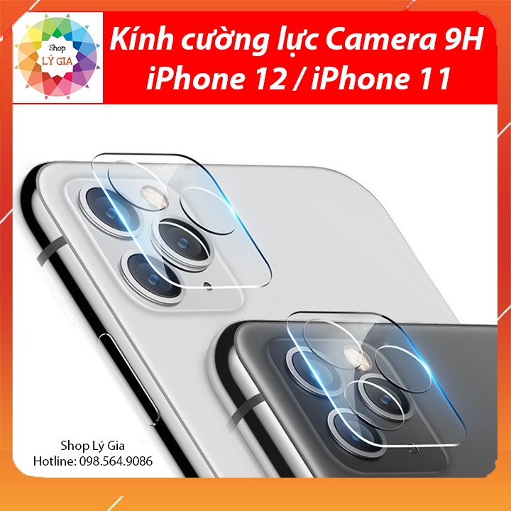 Kính cường lực Camera 9H Cho iPhone 12 / iPhone 11