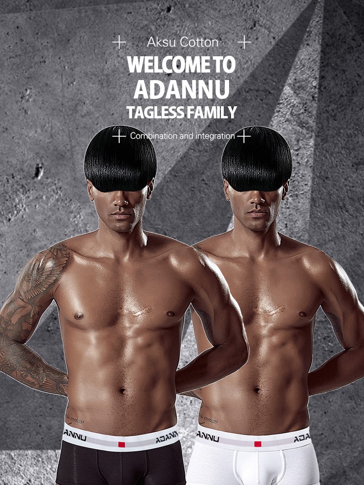 CMENIN Quần Lót Boxer Nam ADANNU In Chữ Thời Trang Gợi Cảm Thoải Mái Ad45
