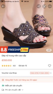 DÉP NỮ TRUNG NIÊN CAO CẤP