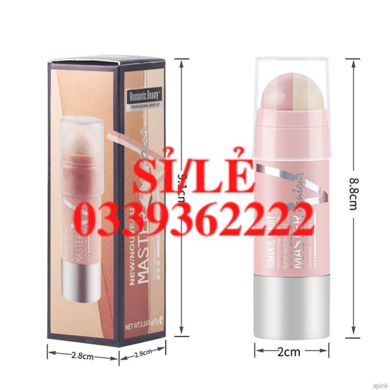 [Hàng mới về] ThỏI kem tạo khốI bắt sáng hai màu không thấm nước lấp lánh thời thượng  HAIANHSHOP