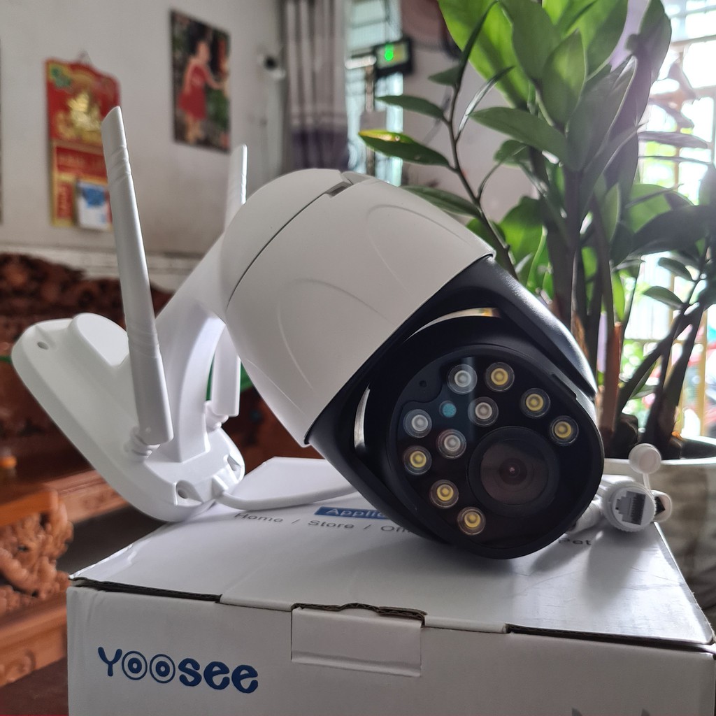 [Mã 11ELSALE hoàn 7% đơn 300K] CAMERA YOOSEE PTZ 10 LED HD1080-2,0Mps NGOÀI TRỜI CHỐNG NƯỚC có đèn chiếu sáng | BigBuy360 - bigbuy360.vn