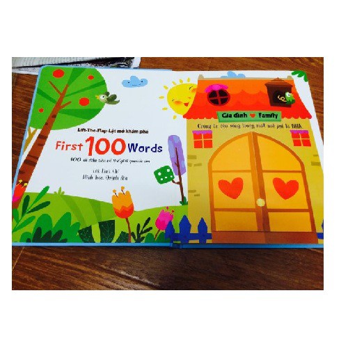 Sách Đinh Tị - Lift - The - Flap – Lật Mở Khám Phá - First 100 Word - 100 Từ Đầu Tiên Về Thế Giới Quanh Em