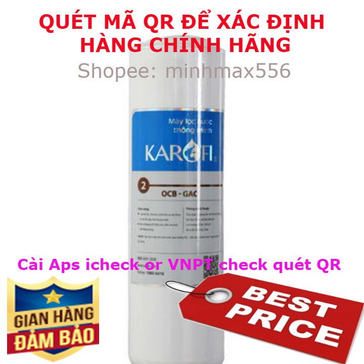 [UY TÍN SỐ 1] Combo 3 bộ lọc nước karofi chính hãng 1-2-3 | GIÁ TỐT DÀNH CHO QUÝ ĐẠI LÝ | BigBuy360 - bigbuy360.vn