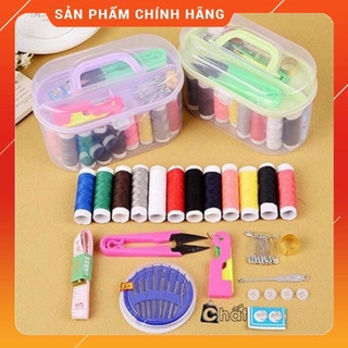 Bộ kim chỉ và hộp đựng kim chỉ may vá đa năng