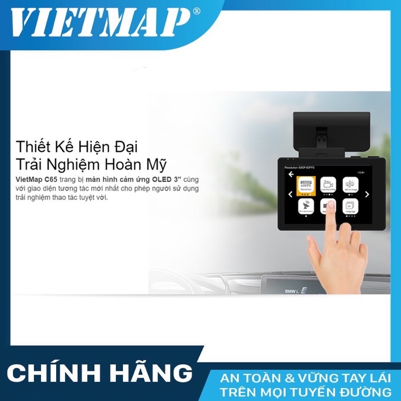 Camera hành trình VIETMAP C65 cho xe ô tô + thẻ nhớ 32/64GB Class 10