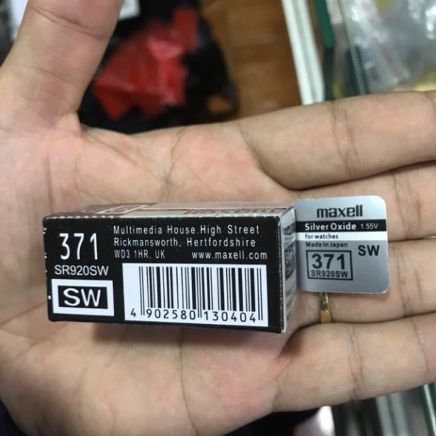 Pin Maxell SR920SW - SR920 - 920 - 371 - AG6 - LR920 Pin Đồng Hồ Đeo Tay Chính Hãng Nhật Bản ( VH2021 )