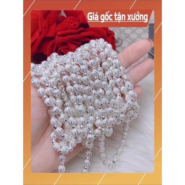 FREE SHIP LẮC BI PHAY MẶT TRĂNG SÁNG ĐẸP CHUẨN BẠC TA