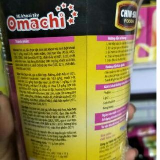Mì Omachi cây thịt thật vị sườn 45g