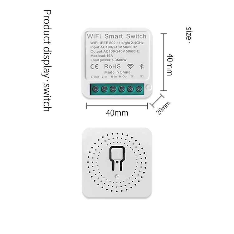 Ewelink Công Tắc Thông Minh Mini Wifi 16a Công Tắc Không Dây Hẹn Giờ Điều Khiển 2 Chiều Hỗ Trợ Tự Động Hóa Gia Đình Thông Minh Tương Thích Với Alexa Google Home Veel