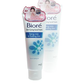 Sữa rửa mặt biore sáng mịn & dưỡng ẩm 50g