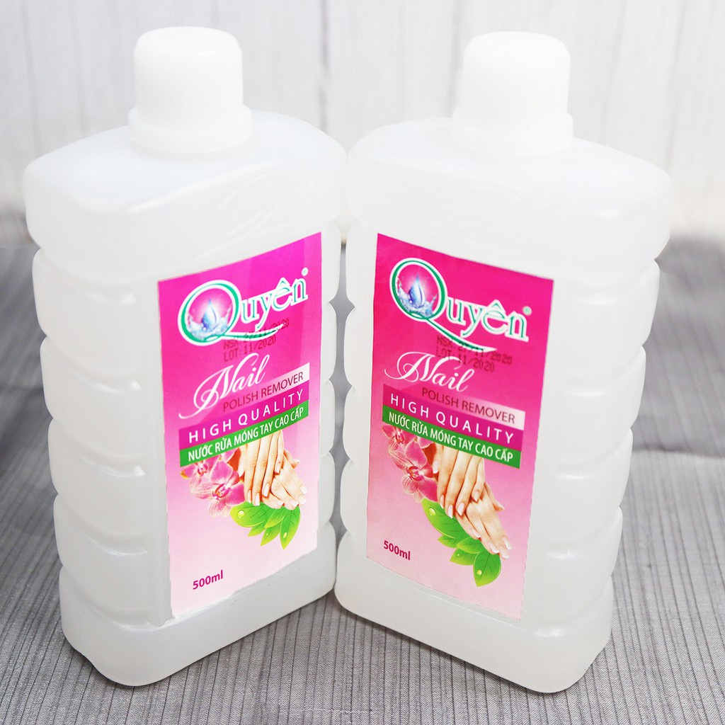 Nước rửa móng Quyên (aceton) 500ml