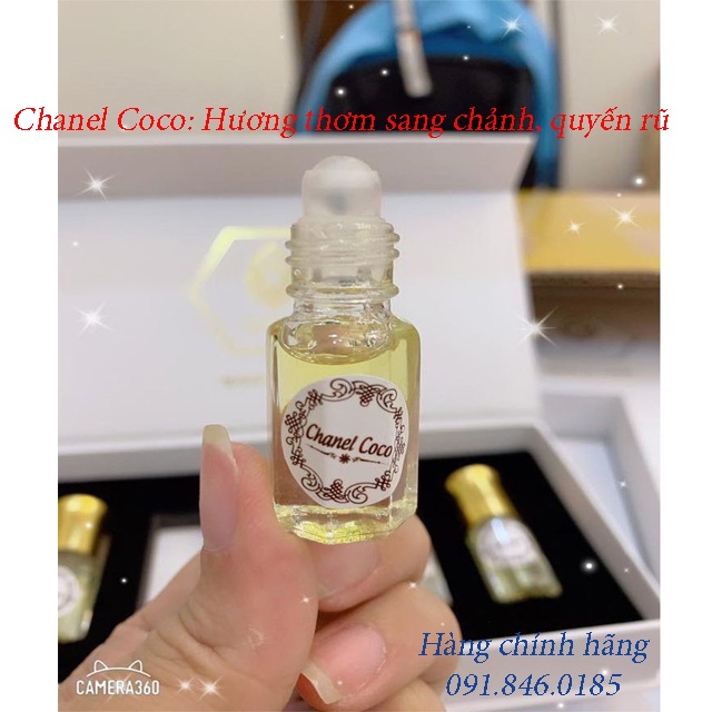 Tinh dầu nước hoa Dubai - Tinh dầu dubai mini- set 5 chai
