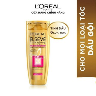Dầu gội chiết xuất tinh dầu hoa tự nhiên L'Oreal Paris Elseve Extraordinary Oil Ultra Nourishing 135ml