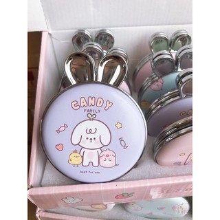Gương hai mặt tai thỏ/gấu