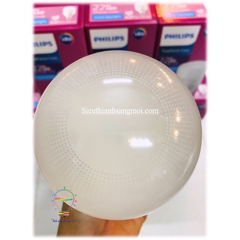 Bóng đèn PHILIPS tiết kiệm điện năng công suất 22W TForce Core HB MV E27 GEN3 ánh sáng êm dịu - ánh sáng trắng/sáng vàng