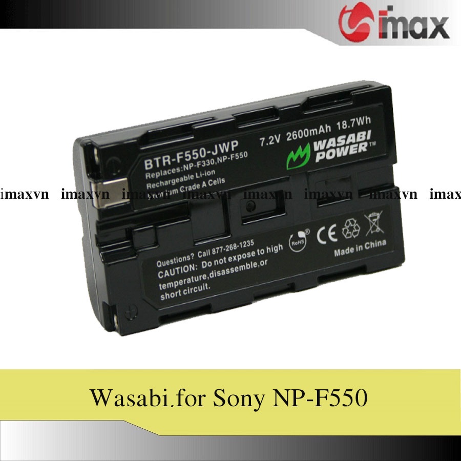 Pin máy ảnh Wasabi for Sony NP-F550