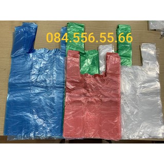 Túi nilon chợ túi trắng, túi màu