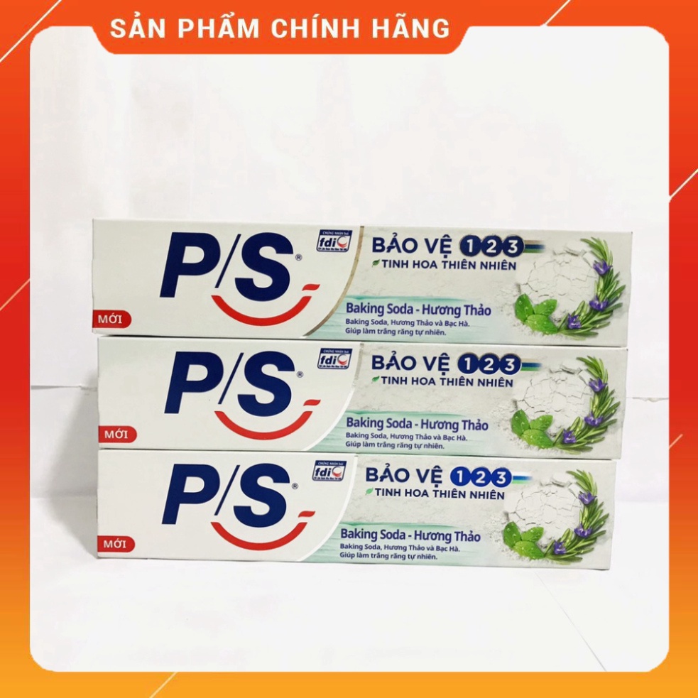 KEM ĐÁNH RĂNG P/S BẢO VỆ 123 BAKING SODA HƯƠNG THẢO 180G