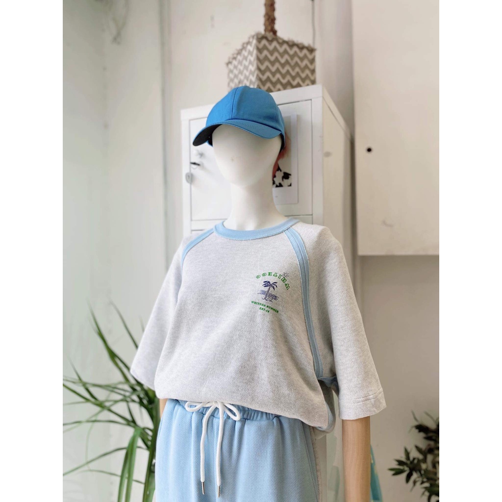 ÁO THUN MẶC ĐƯỢC 2 MẶT IN HÌNH CÂY DỪA MÙA HÈ 2 FACES