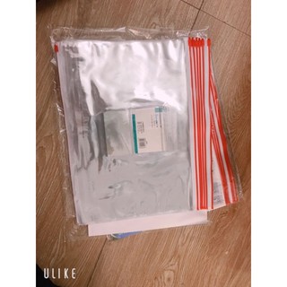 Túi zip trong suốt A4