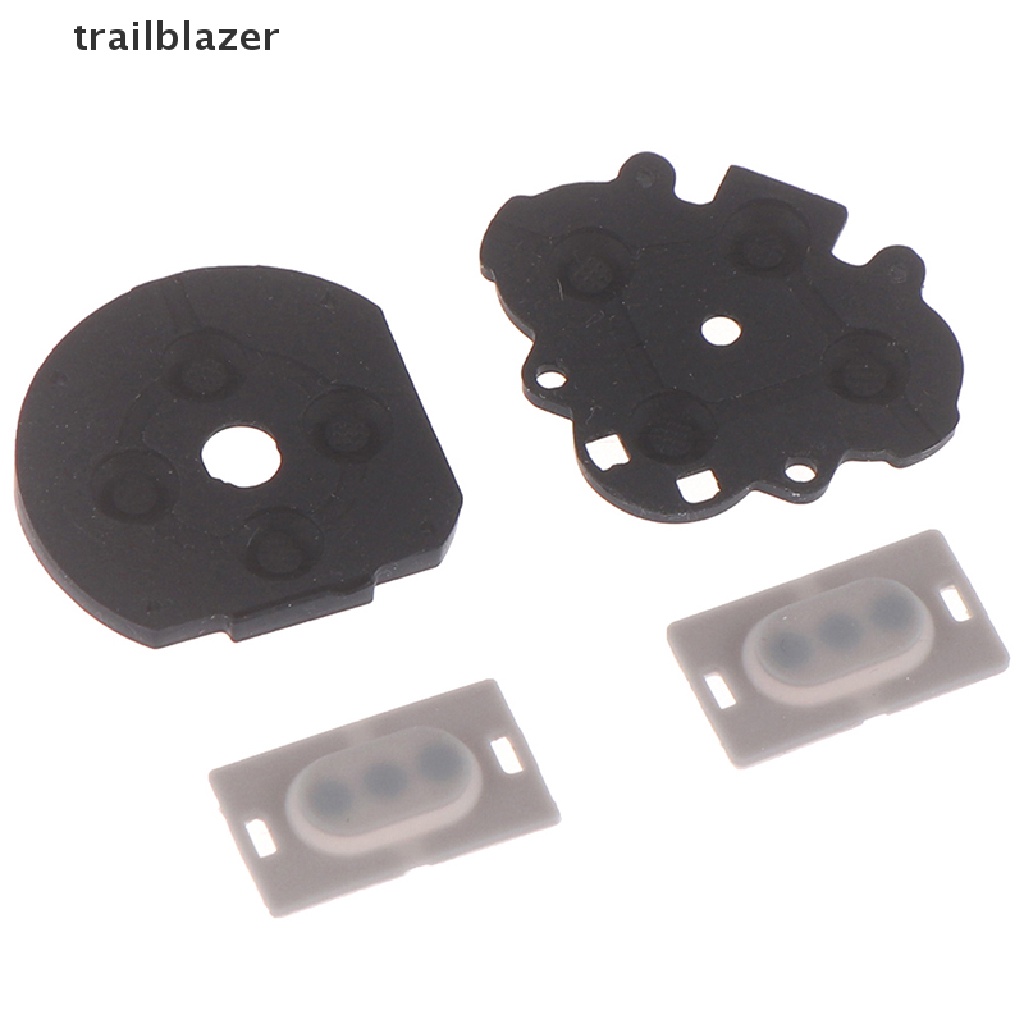 trailblazer 4pcs/set Silicone Rubber Button Switch Conductive Pad Replacement for PSP 1000 UIO