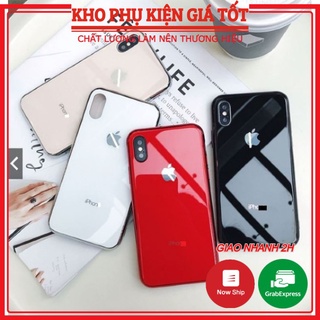 Ốp lưng iPhone mặt lưng kính độ Iphone 8/8plus, ốp iPhone có logo Táo cho iPhone 6/6plus/7/8/7plus/X/Xs/Xsmax
