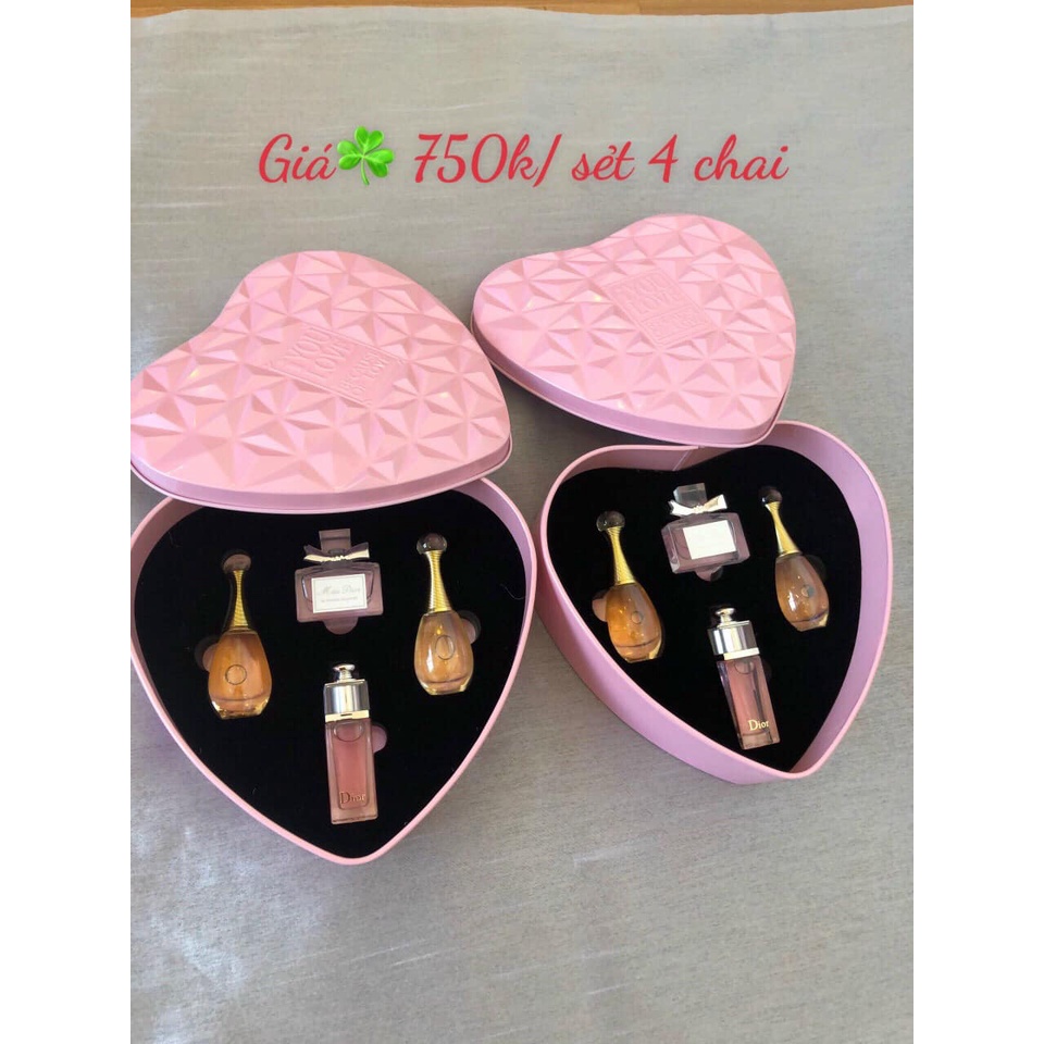 Nước hoa Dior gifset 4 chai x 5ml