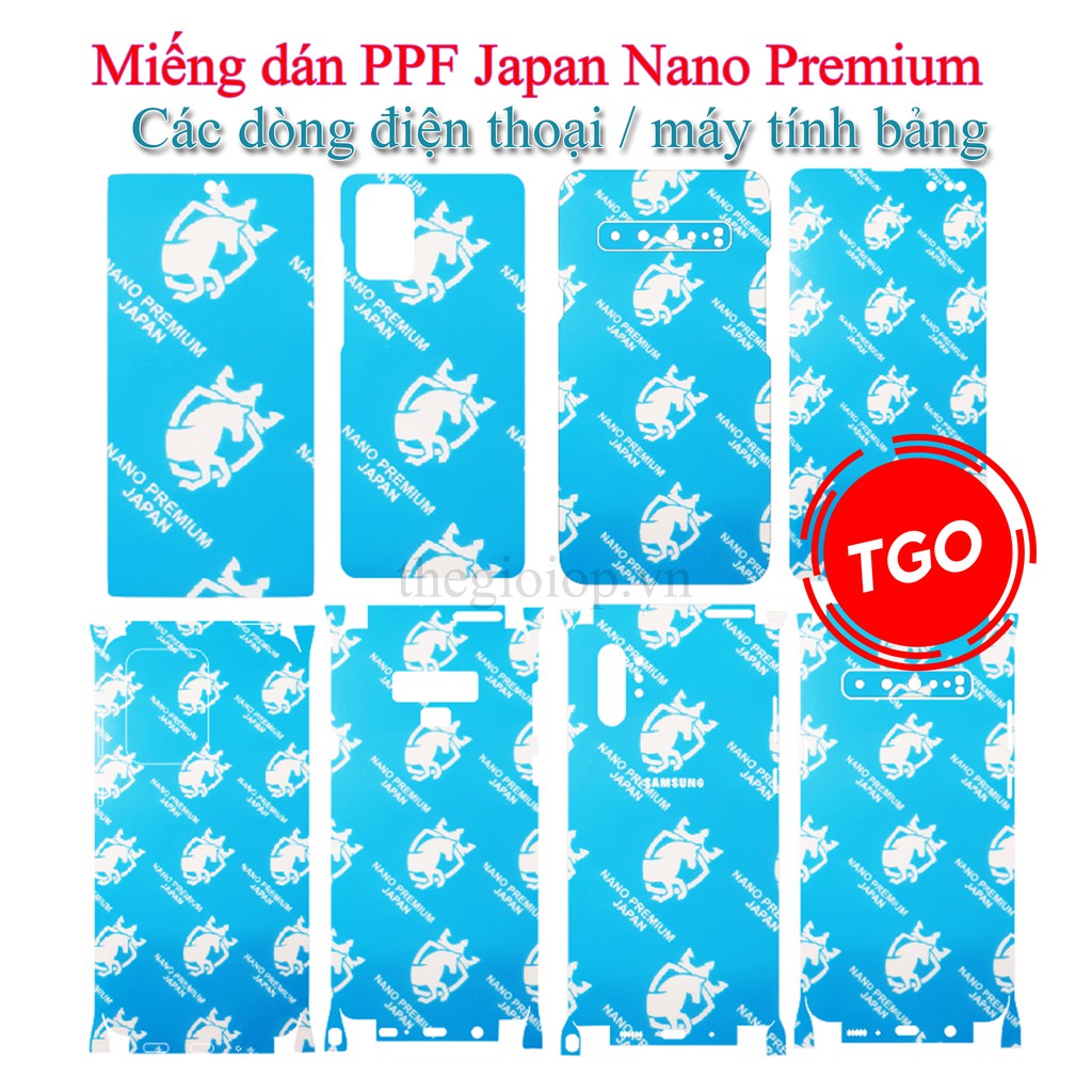 Miếng dán PPF Rockspace / Japan Nano Premium cao cấp Reno5 / Reno5 Pro màn hình, mặt lưng