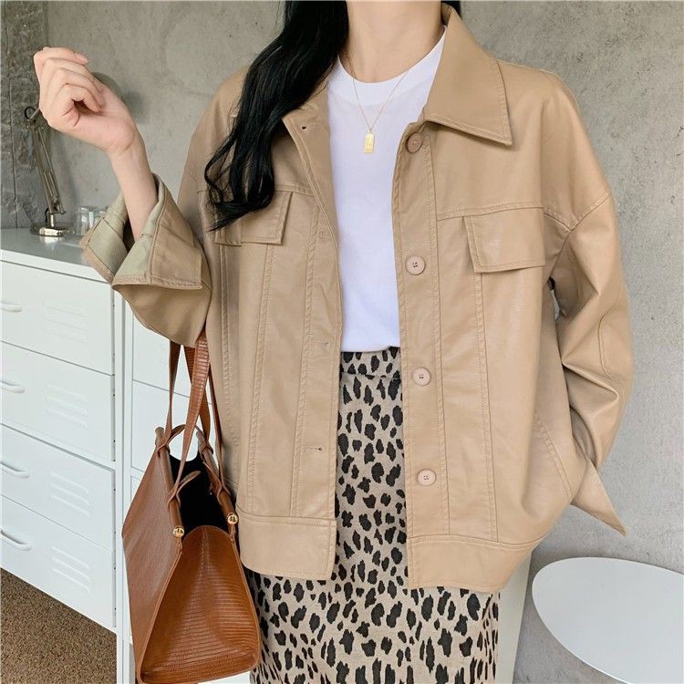 [ORDER] AK20_ÁO JACKET DA NỮ ULZZANG CÁ TÍNH | BigBuy360 - bigbuy360.vn