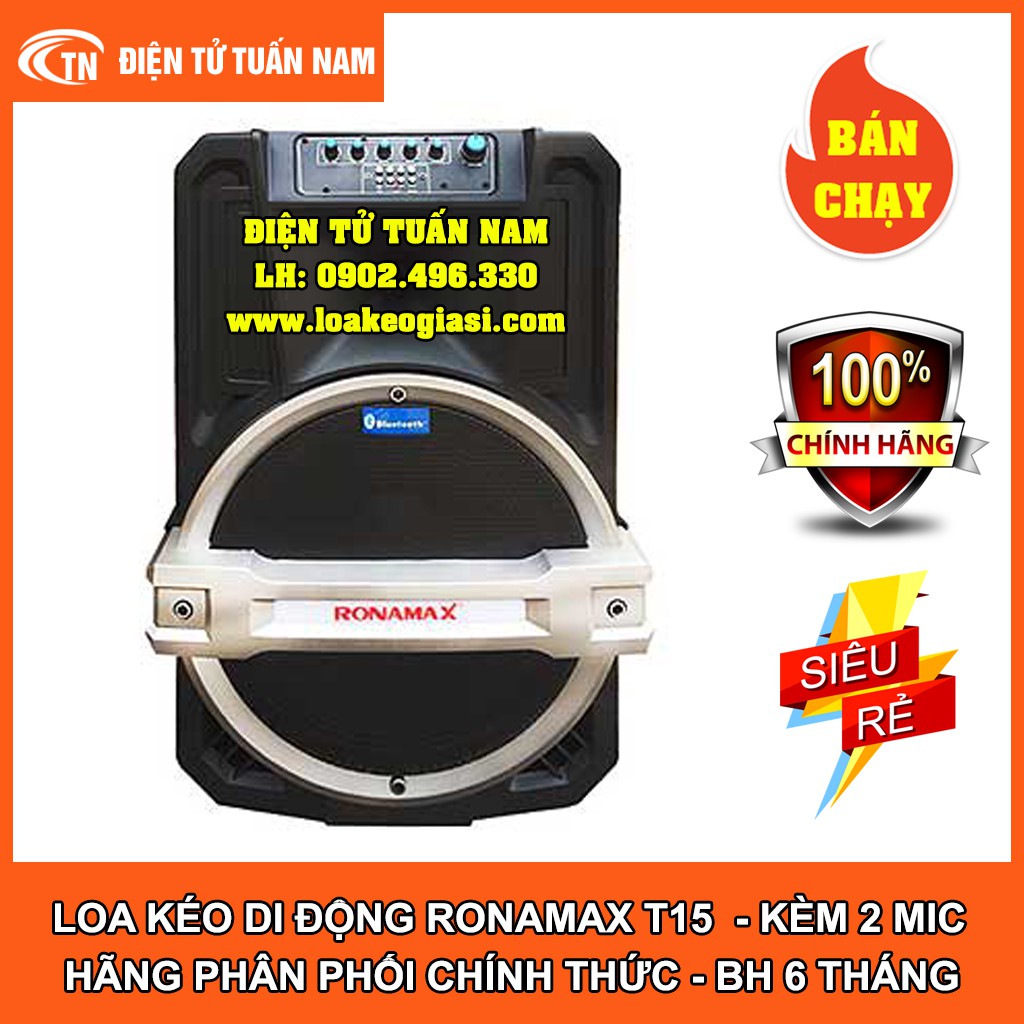 [FREESHIP TOÀN QUỐC] LOA KÉO DI ĐỘNG RONAMAX T15