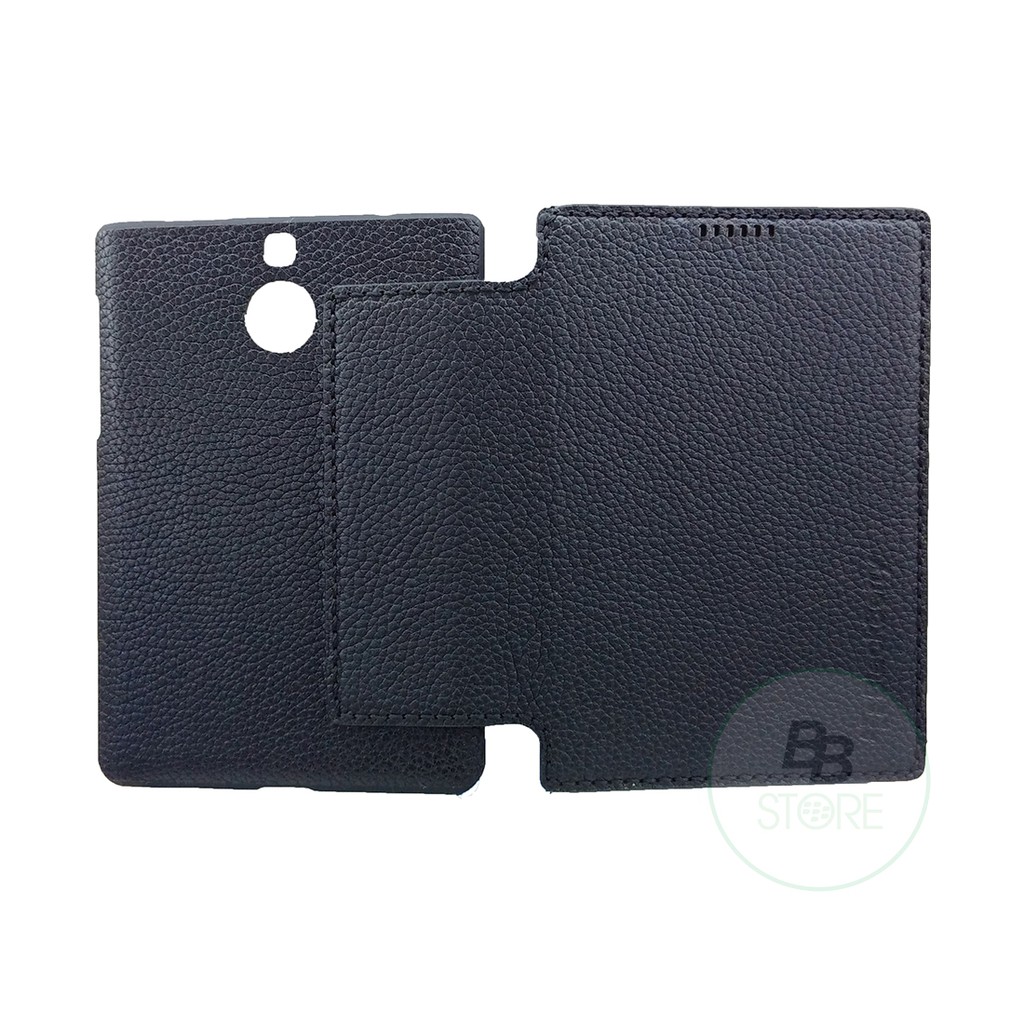 Ốp gập Flip cover Blackberry, Passport Silver cao cấp - có ngăn đựng thẻ