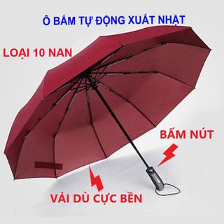 Ô Dù Lông Vũ Gấp Gọn Cao Cấp, Ô bấm tự động động [ Ô LÔNG VŨ ]