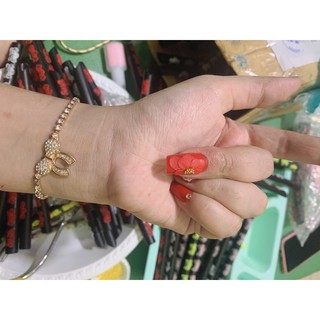 Hoa bột ôm móng nail hoa học viên màu nn