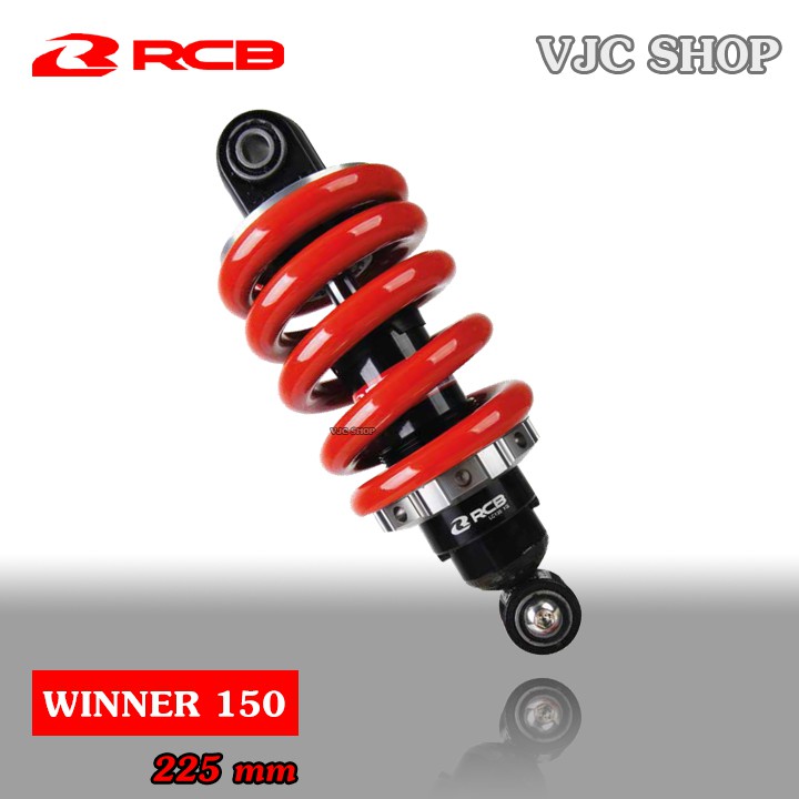 Phuộc Mono Shock RCB M2 Series 225mm cho Winner 150 màu đỏ