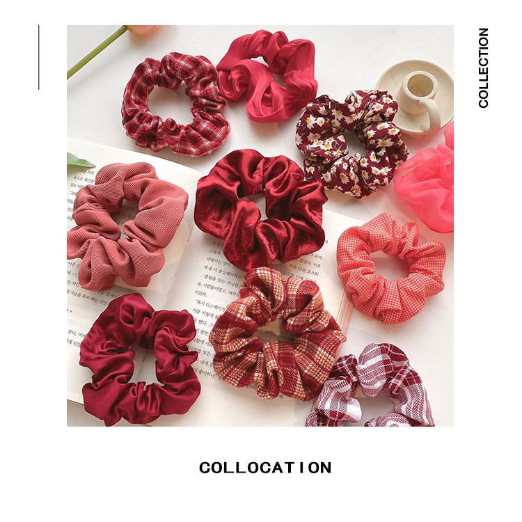 Dây Buộc Tóc Thiết Kế Đơn Giản Phong Cách Hàn Quốc Cho Nữ