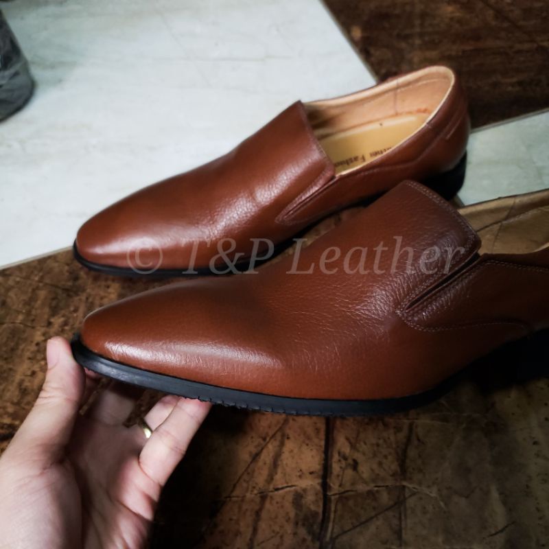 Giầy nam da thật Giầy lười da bò Chất lượng cao size 38 đến 44 Xưởng sản xuất lâu năm Ảnh thật Shop chụp