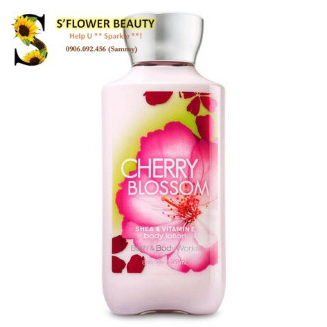 Cherry Blossom | Sản Phẩm Tắm Dưỡng Mịn Da Lưu Hương Toàn Thân Bath &amp; Body Works