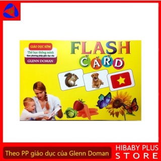 Bộ thẻ học thông minh 15 chủ đề loại to song ngữ Anh-Việt