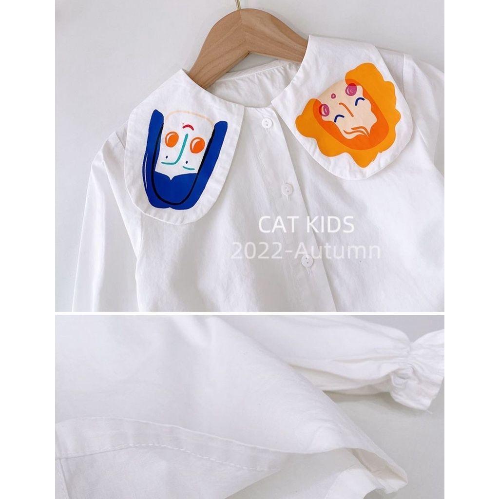 ✨Đốm✨ Set Đồ Thời Trang Xuân Thu Hàn Quốc 2022 Phong Cách Mới Cho Bé Gái