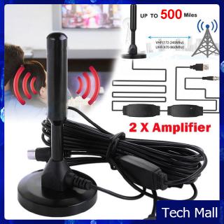 Anten trong nhà bắt tín hiệu truyền hình kỹ thuật số 25dBi LNA VHF UHF khoảng cách 500 dặm chuyên dụng cho HDTV