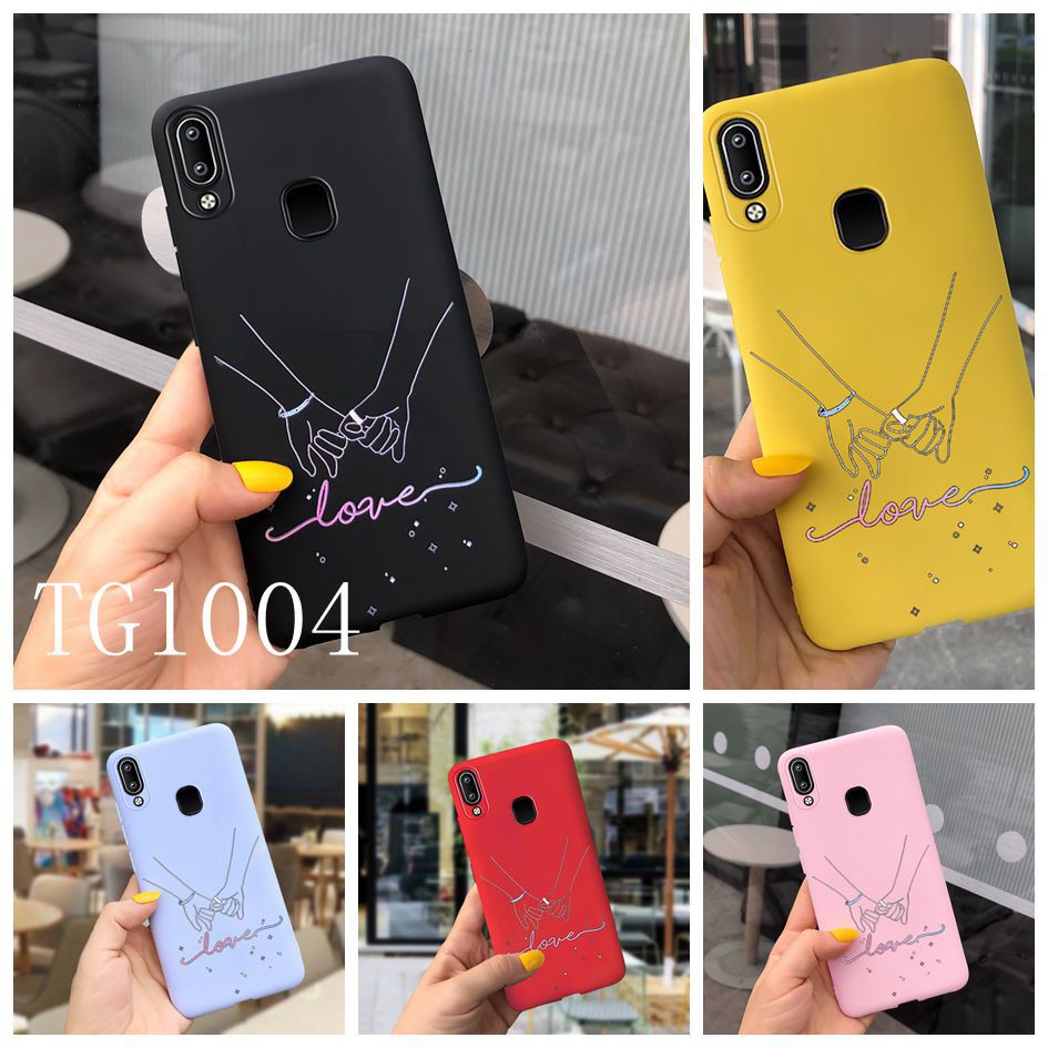 Cute Cactus Painted Case VIVO Y11 Y12 Y15 Y17 Y19 Y30 Y50 Y81 Y85 Y91 Y95 Y91i V11i V9 V11 V15 S1 PRO Soft Casing Cover