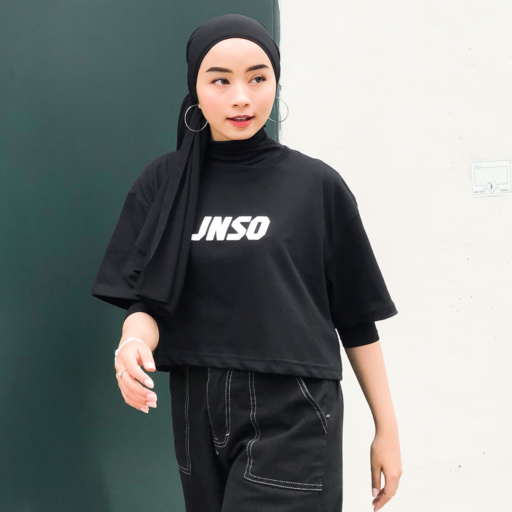 Jiniso Crop Top JNSO Áo Thun Oversize Tee | Áo Thun