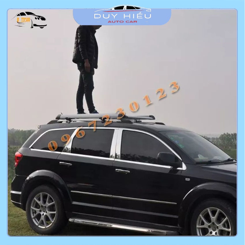 Baga nóc ô tô vuông giá nóc ô tô 7 chỗ hợp kim nhôm cứng 140*100 tải trọng 200kg