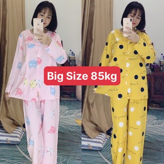 Bộ lanh bầu và sau sinh bigsize 85kg mềm mát MÙA HÈ 2022 - BD06