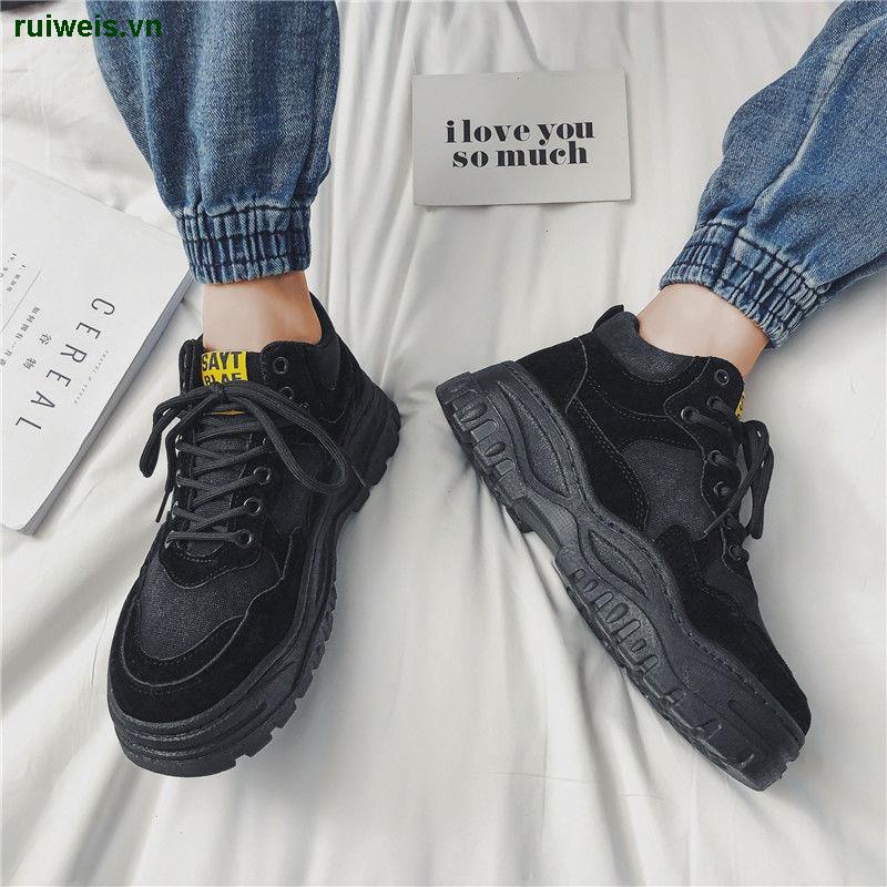 Giày thể thao đế dày phong cách Hàn Quốc thời trang năng động cho nam