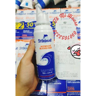 XỊT MUỐI BIỂN STERIMAR DÀNH CHO BÉ TỪ 3 THÁNG TRỞ LÊN (MẪU MỚI)