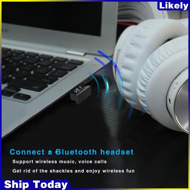 Usb Nhận Tín Hiệu Bluetooth 5.1 Không Dây V5.1 Cho Pc Laptop
