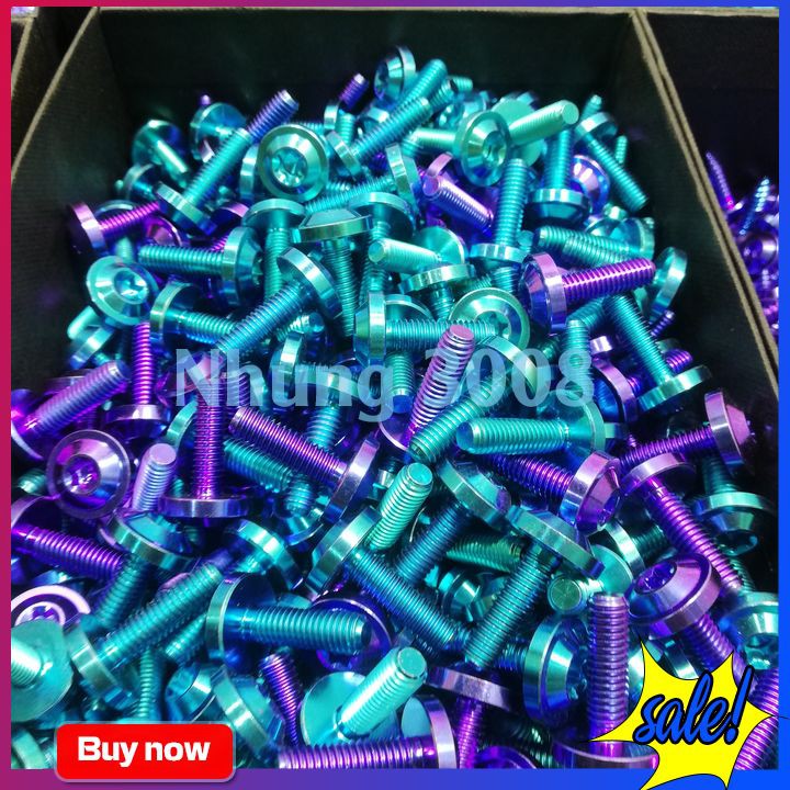 Combo ốc GR5 titanium cho xe satria/raider